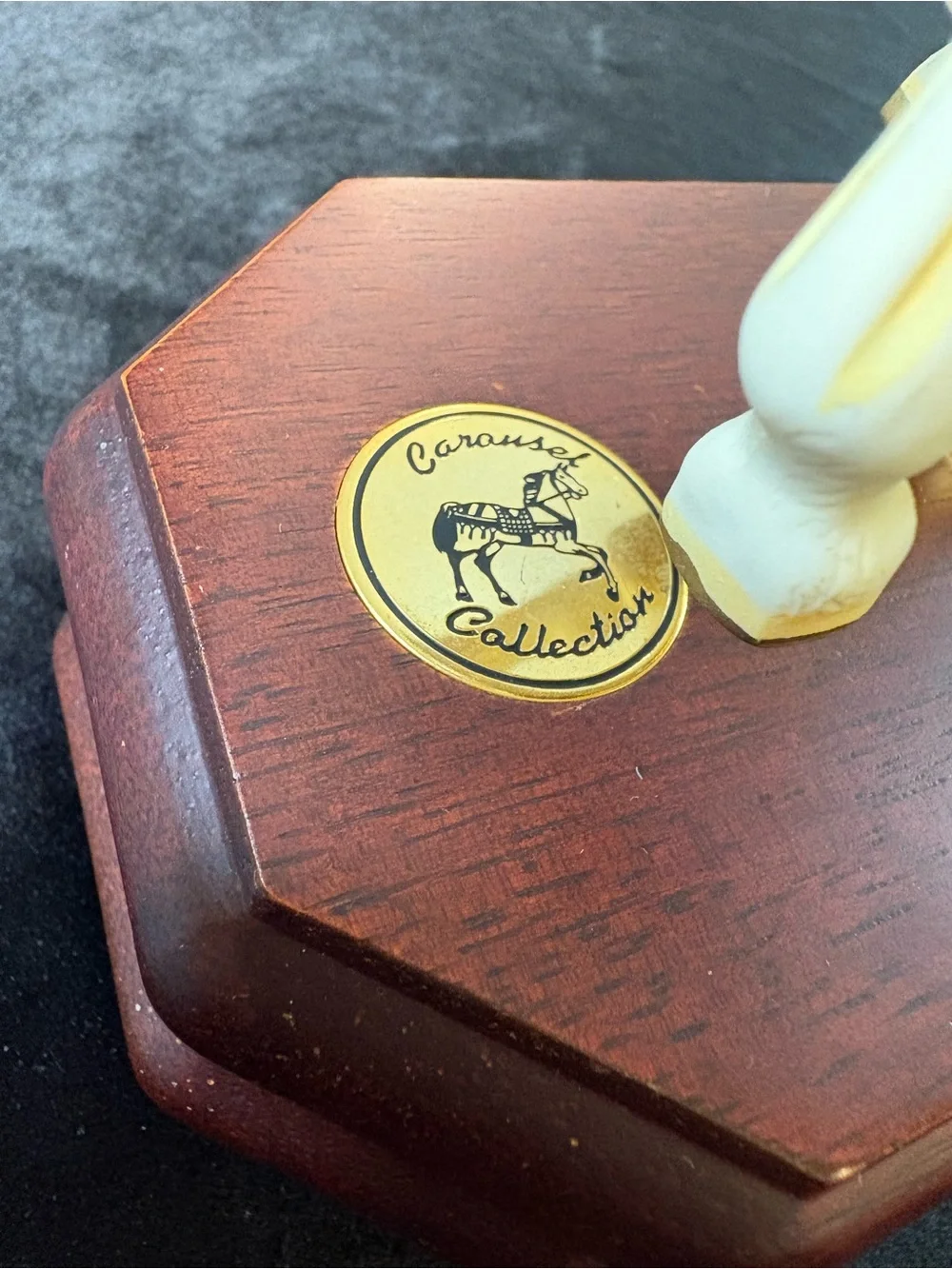 Vintage Carousel Horse Music Box Westland Carousel Collections